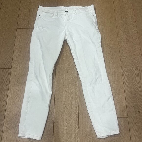 CURRENT ELLIOT - Ankle Stiletto Jean - White - Sz 29 - Picture 4 of 6